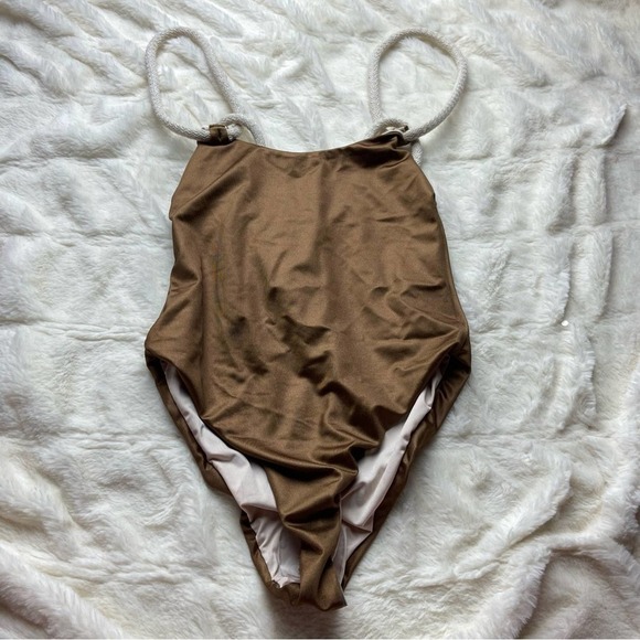 NWOT! Baobab Valero Women's One Piece Swimsuit Ochre Size XS Brown 12858 - Picture 1 of 10